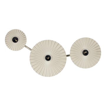 Osram - Væglampe PLISSEE 3xE27/15W/230V cremefarvet