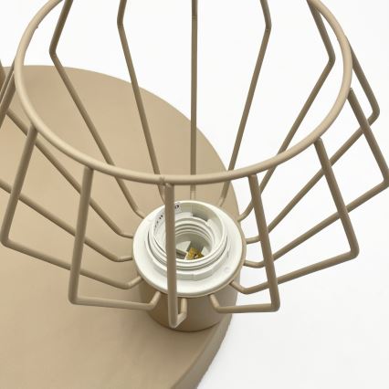 Overflademonteret loftlampe AUDREY 3xE27/15W/230V beige