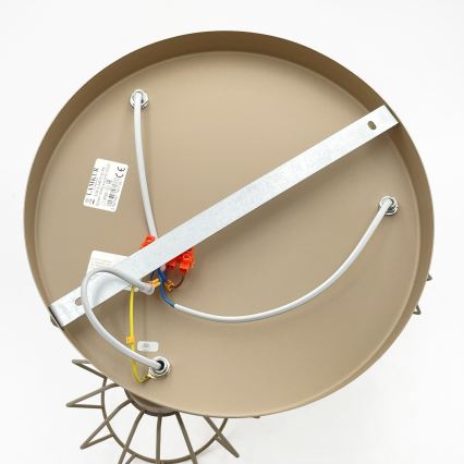 Overflademonteret loftlampe AUDREY 3xE27/15W/230V beige