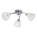 Overflademonteret loftlampe CLARA 3xE27/15W/230V blank krom