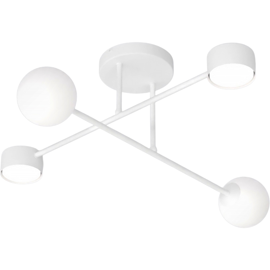 Overflademonteret loftlampe HOLON 2xG9/8W/230V + 2xGX53/12W hvid