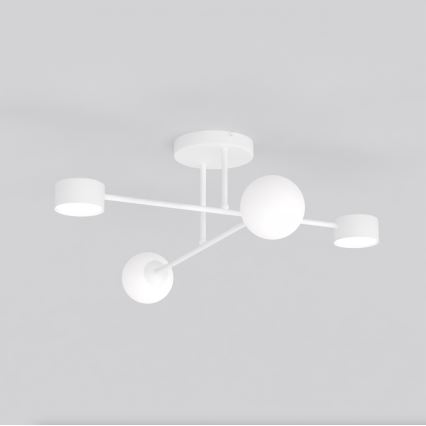 Overflademonteret loftlampe HOLON 2xG9/8W/230V + 2xGX53/12W hvid