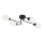 Overflademonteret loftlampe KING 4xE27/15W/230V sort