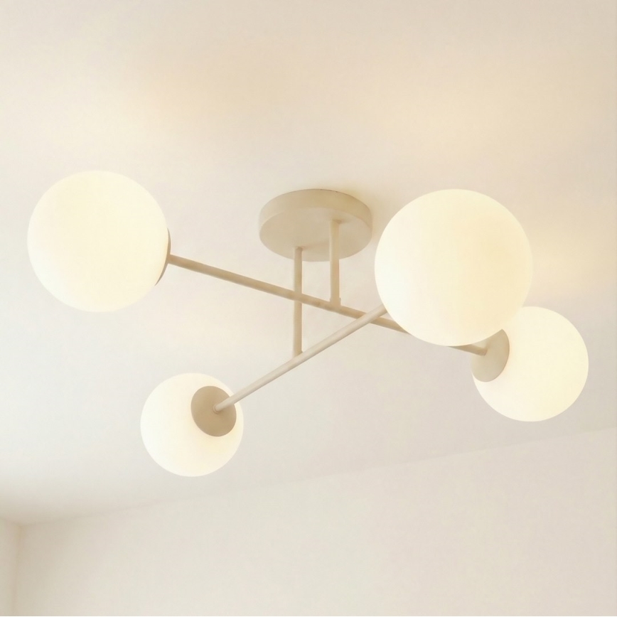 Overflademonteret loftlampe ROMA 4xE14/10W/230V beige