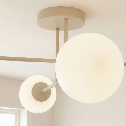 Overflademonteret loftlampe ROMA 4xE14/10W/230V beige