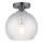 Overflademonteret loftlampe TALISA 1xE27/40W/230V sort krom