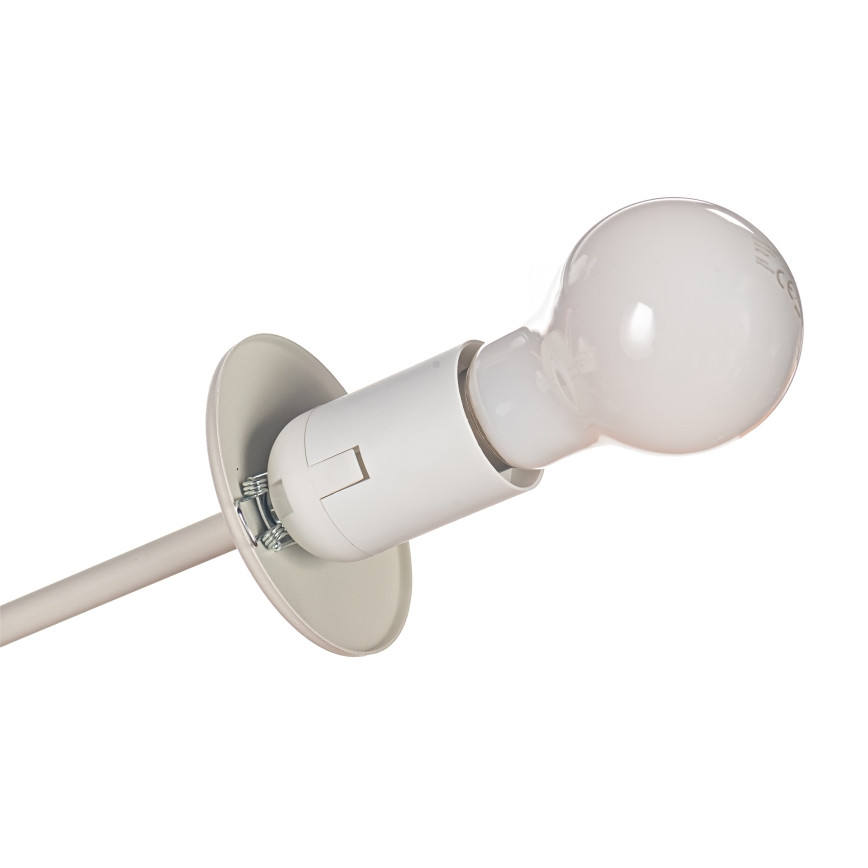 Overflademonteret lysekrone MOON 4xE27/15W/230V cremefarvet