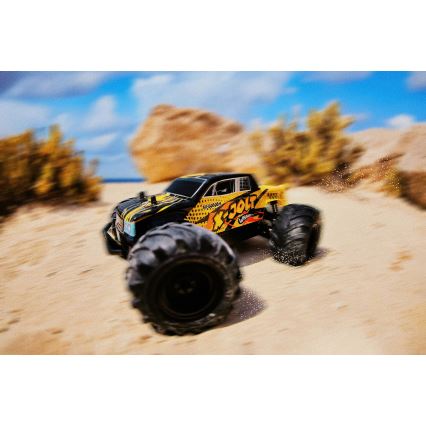 Overmax - fjernstyret RC-bil X-JOLT 1000 mAh sort/gul