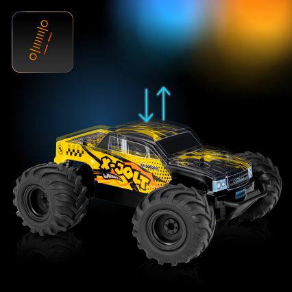 Overmax - fjernstyret RC-bil X-JOLT 1000 mAh sort/gul