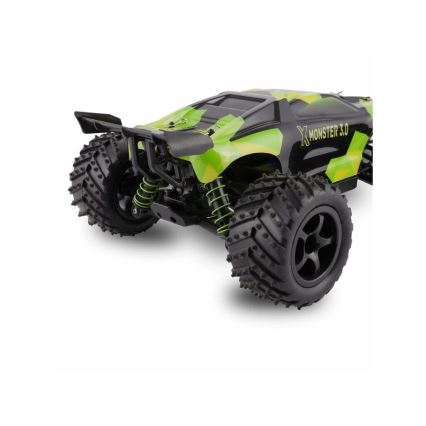 Overmax - fjernstyret RC-bil X-MONSTER 3.0 1700 mAh Sort/Grøn