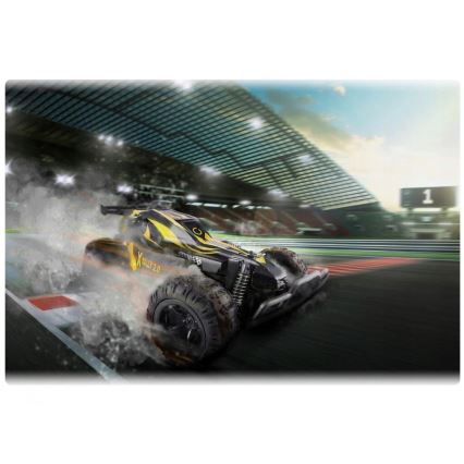 Overmax - fjernstyret RC-bil X-RALLY 2.0 1200 mAh Sort/Gul