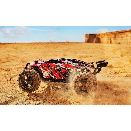 Overmax - fjernstyret RC-bil 2 i 1 X-MONSTER 3.5 1700 mAh sort/rød/grøn