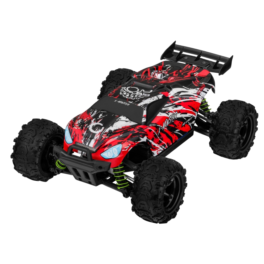 Overmax - fjernstyret RC-bil 2 i 1 X-MONSTER 3.5 1700 mAh sort/rød/grøn