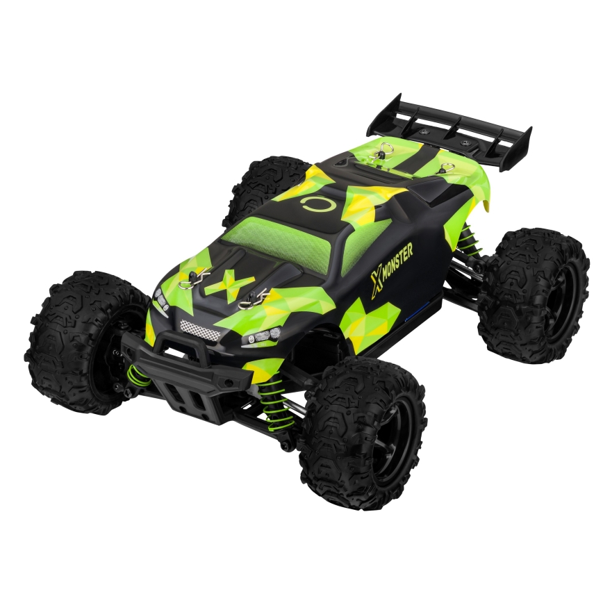 Overmax - fjernstyret RC-bil 2 i 1 X-MONSTER 3.5 1700 mAh sort/rød/grøn