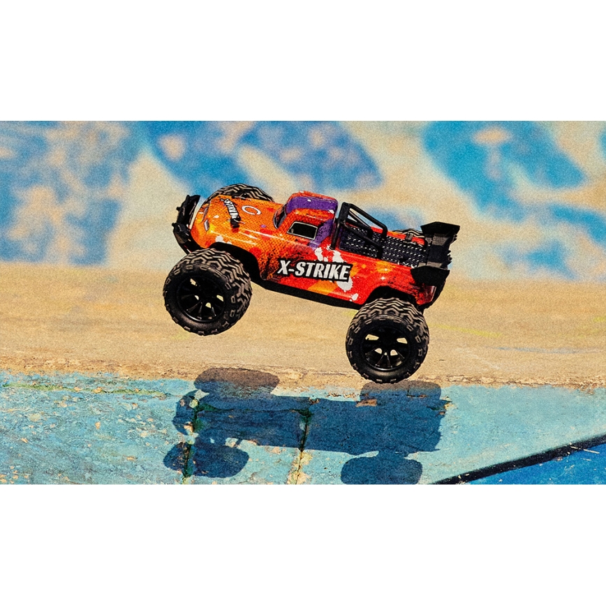 Overmax - RC-bil med fjernbetjening X-STRIKE 3000 mAh sort/orange