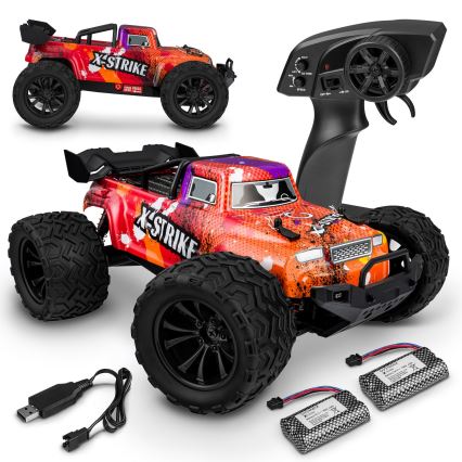 Overmax - RC-bil med fjernbetjening X-STRIKE 3000 mAh sort/orange