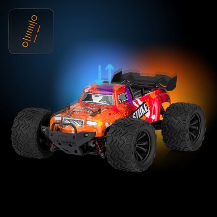 Overmax - RC-bil med fjernbetjening X-STRIKE 3000 mAh sort/orange