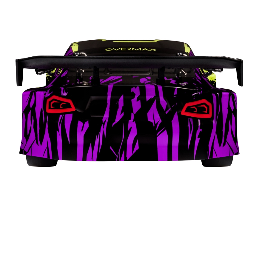 Overmax - RC-driftbil med fjernbetjening X-DRIFT 1000 mAh gul/lilla