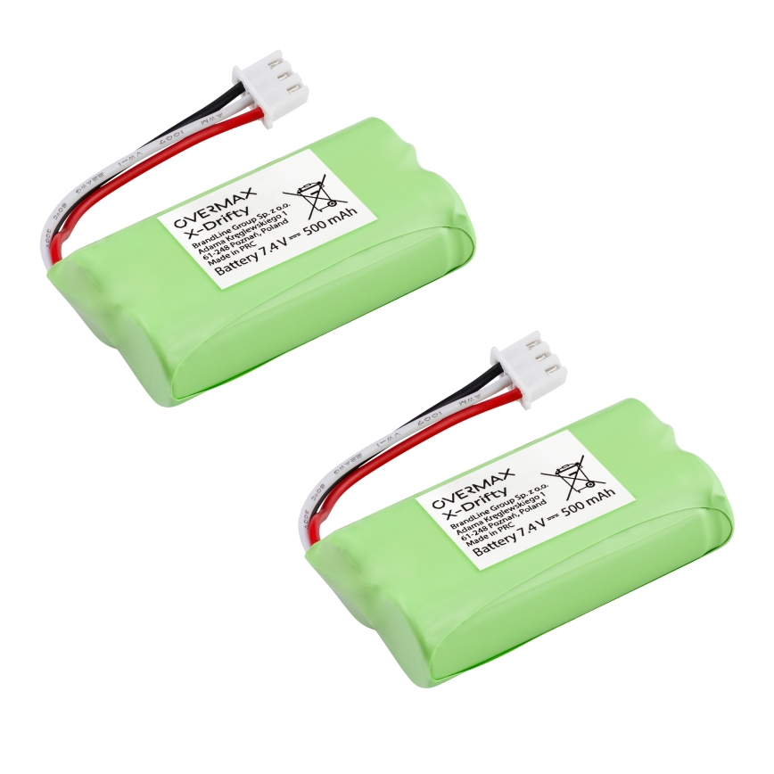 Overmax - RC-driftbil med fjernbetjening X-DRIFT 1000 mAh gul/lilla