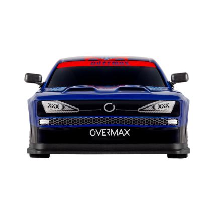 Overmax - fjernstyret RC-driftbil 2-i-1 X-OVERSLIDE 1000 mAh sort/grøn/blå/rød