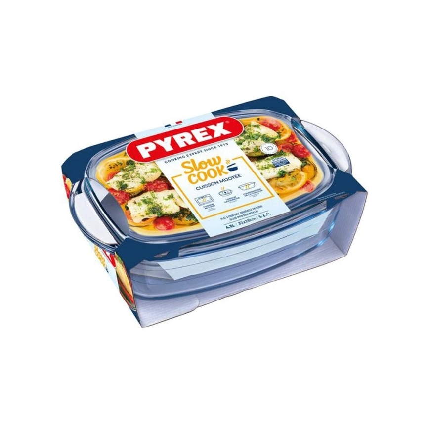 Ovnfast bradepande med låg PYREX 4,5 l