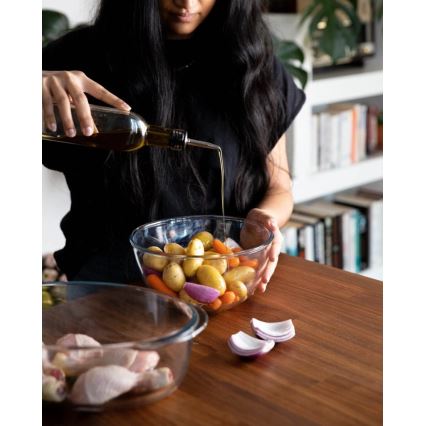 Ovnfast fad med låg PYREX 3 l