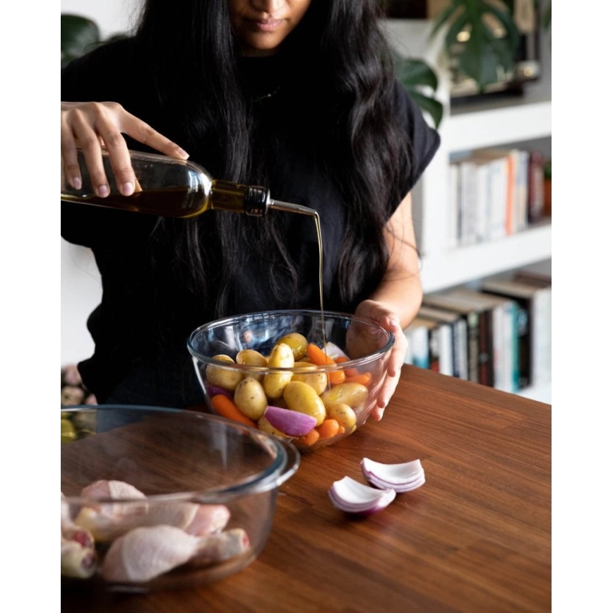 Ovnfast fad med låg PYREX 3 l