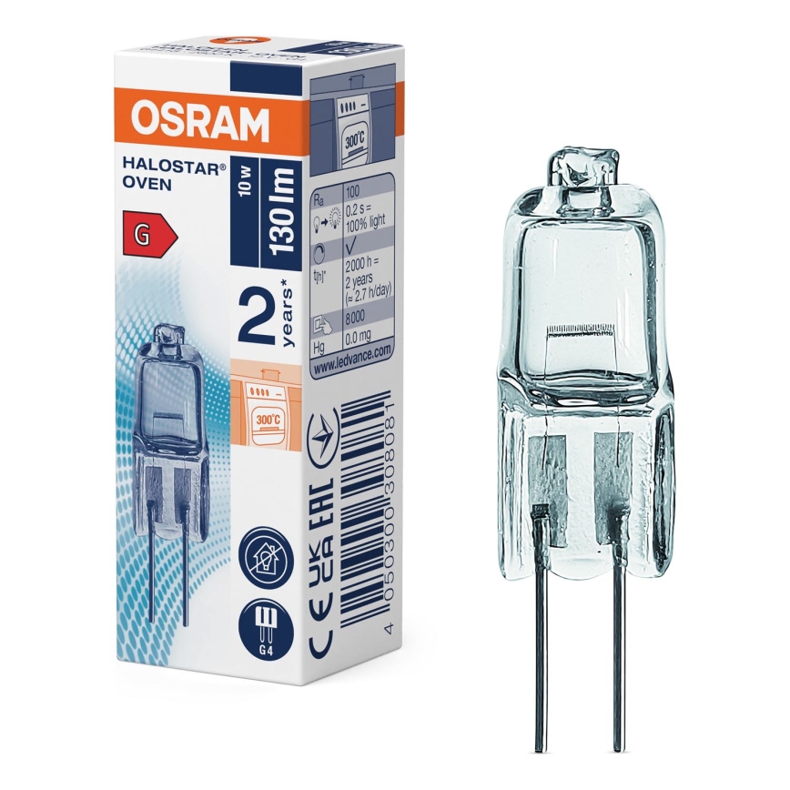 Ovnpære HALOSTAR G4/10W/12V 2700K - Osram