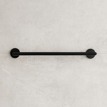 P.M.H. IN1B-L - Elektrisk håndklædetørrer INGA 17W/230V 85,9 cm IP44 venstre/sort