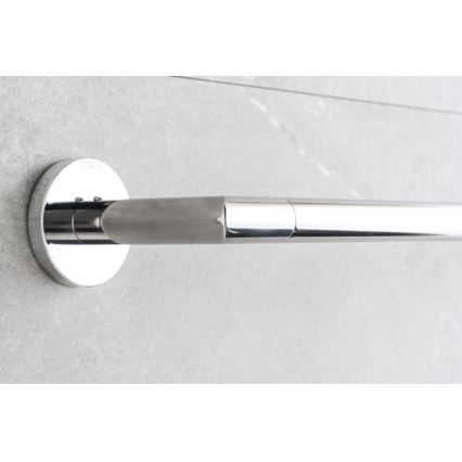 P.M.H. IN1SS-L - Elektrisk håndklædetørrer INGA 17W/230V 85,9 cm IP44 venstre/poleret rustfrit stål