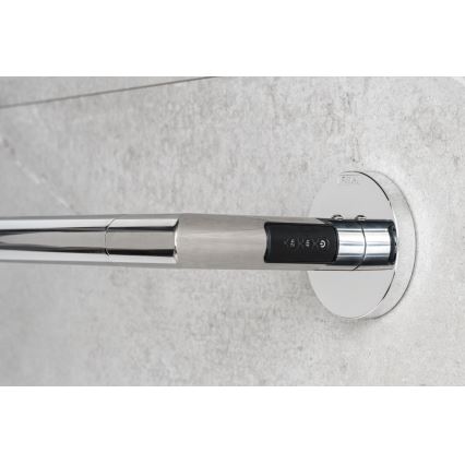 P.M.H. IN1SS-L - Elektrisk håndklædetørrer INGA 17W/230V 85,9 cm IP44 venstre/poleret rustfrit stål