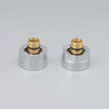 P.M.H. M16B2002 - Kompressionsfitting til ventil VISION/INTER, blank krom/alupex 16 mm
