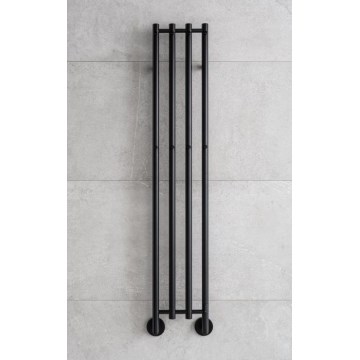 P.M.H. MO1B-R - Elektrisk håndklædetørrer MONA 93W/230V 153,3 cm IP44 sort