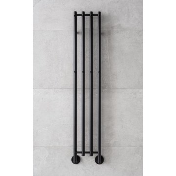 P.M.H. MO1B-RK - Elektrisk håndklædetørrer MONA 93W/230V 153,3 cm IP44 sort