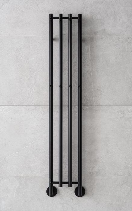 P.M.H. MO1B-RK - Elektrisk håndklædetørrer MONA 93W/230V 153,3 cm IP44 sort