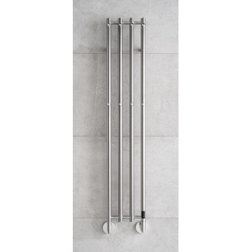 P.M.H. MO1SS-L - Elektrisk håndklædetørrer MONA 93W/230V 153,3 cm IP44 poleret rustfrit stål