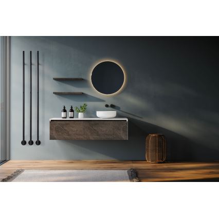 P.M.H. OL1B - Elektrisk håndklædetørrer OLE 24W/230V 170 cm IP44 sort
