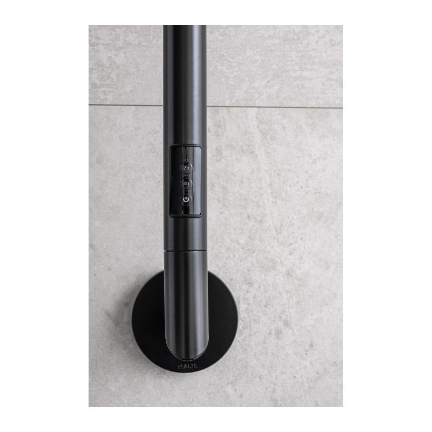 P.M.H. OL1B - Elektrisk håndklædetørrer OLE 24W/230V 170 cm IP44 sort