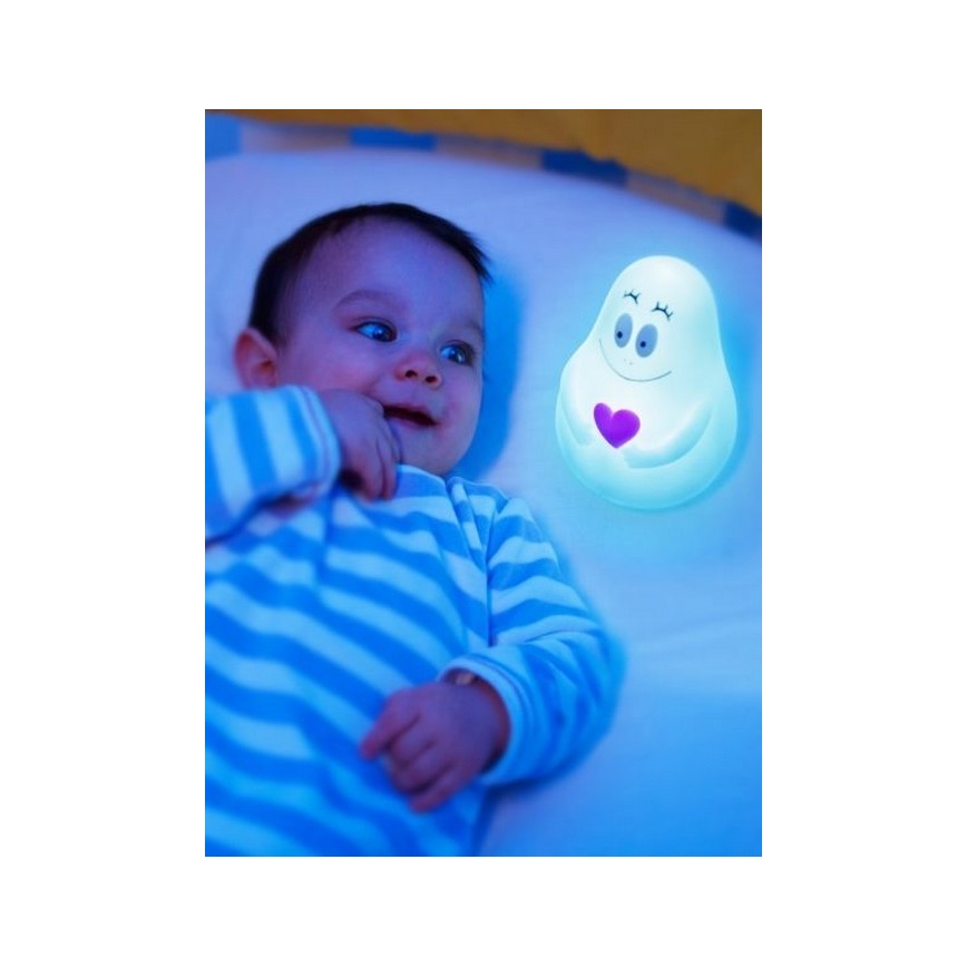 PABOBO - LED lampe Lumilove BARBAPAPA blå