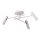 Påbygget loftlampe AXION 3xGU10/8W/230V