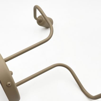 Påbygget loftlampe CHARLIE 2xE27/15W/230V beige