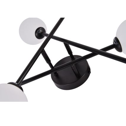 Påbygget lysekrone DORADO 6xG9/28W/230V sort