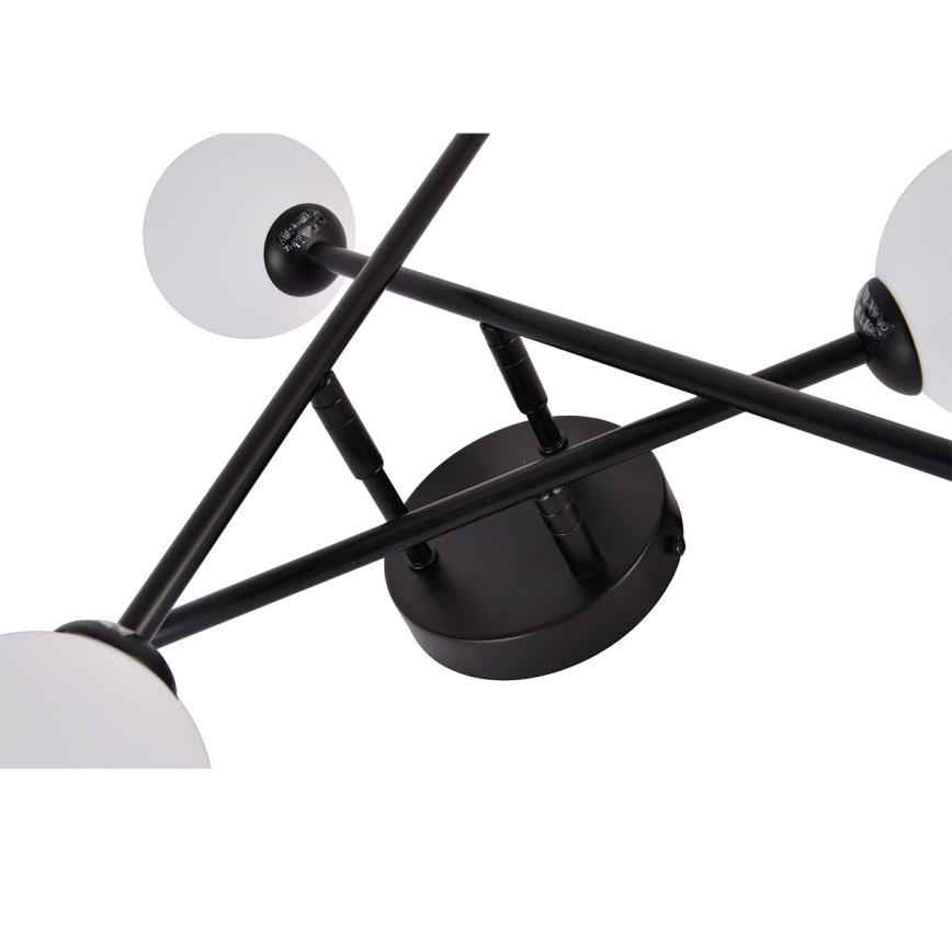 Påbygget lysekrone DORADO 6xG9/28W/230V sort