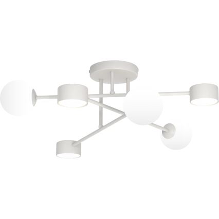 Påbygget lysekrone HOLON 3xG9/8W/230V + 3xGX53/12W grå