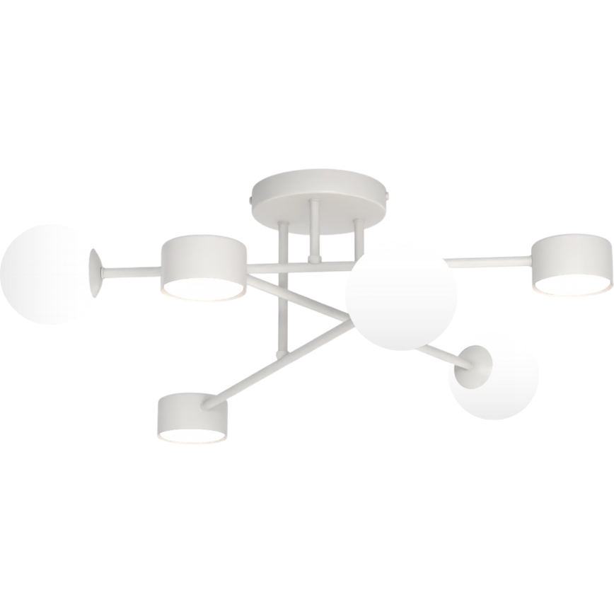 Påbygget lysekrone HOLON 3xG9/8W/230V + 3xGX53/12W grå