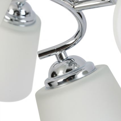 Påbygningsloftlampe PAFOS 5xE27/15W/230V, blank krom