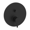 Paffoni - Brusearmatur til indbygget installation LIGHT sort