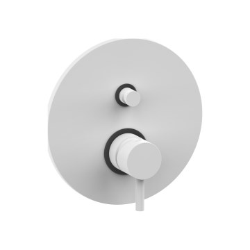 Paffoni - Brusebatteri til indbygning LIGHT mat hvid