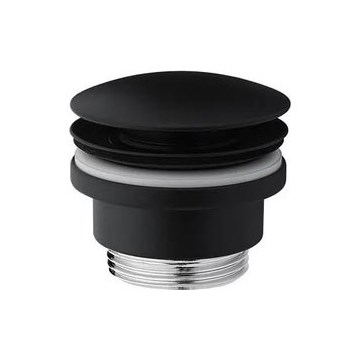 Paffoni - Bundventil til håndvask RINGO WEST Ø 63,5 mm sort