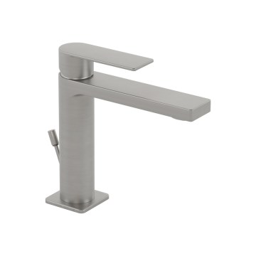 Paffoni - Håndvaskarmatur + bundventil TANGO rustfrit stål